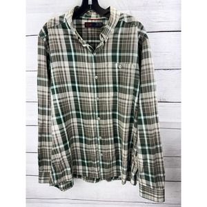 Mountain  Hardwear Men’s Green Plaid Button-Down Shirt
